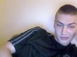 Gorgeous boy cums twice on cam big thick cock