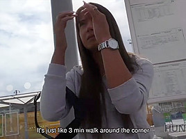HUNT4K  Buddy nicely fucks boy's attractive girlfriend for money