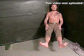 HUSG David 1 l beefy Step daddy in white stockings posing