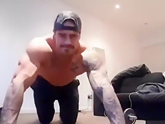 Handsome Bodybuilder posing and flexing!