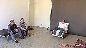 Handsome Derrick Joins Eddy In 3some Handjob