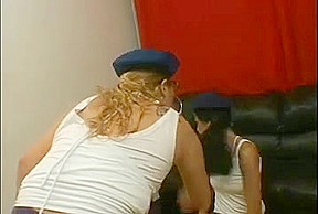 Heartless brazilian teacher punishes 2 beauties