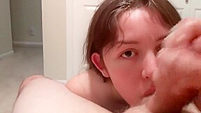 Her second blowjob ever, and made me cum 3X