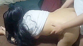 Home-grown Student 18+! I Invited A Classmate To Do Homework And But We And I Came Inside Her