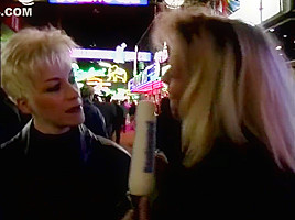 Horny blonde amateur found in public