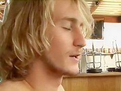 Horny male pornstar in fabulous blowjob, masturbation gay xxx clip