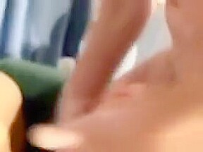 Horny redhead gives the most awesome footjob on a hard cock