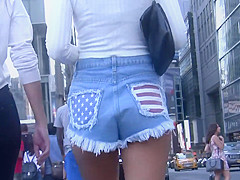 Hot Patriot w Nice Tits n Friend
