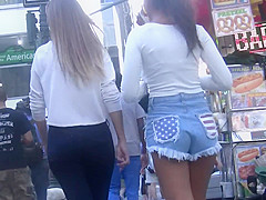 Hot Patriot w Nice Tits n Friend