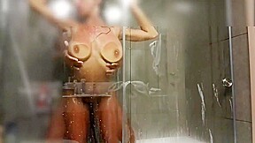 Hot amateur fuck in the shower