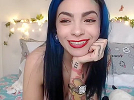Hot tatooed babe big boobs tits pierced nipples sexy ass