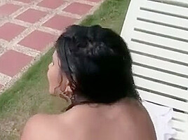 Huge Boobs In Latina With Suffers Some Serious Cramming