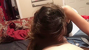 I was about to cum when her Step mom caught us