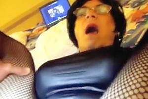 Incredible homemade shemale video with Mature scenes