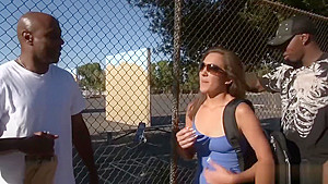 Innocent teen 18+ chick lured into interracial gangbang