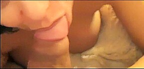 Italian amateur girl with big tits gives an excellent blowjob