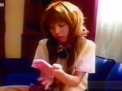 Japanese Pink Panty Handjob