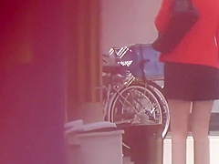 Japanese women expose pussies while peeing in public