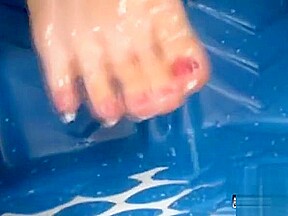 Jenna Haze Milk On Her Feet