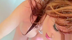 Kinky Milf Shanda Fay Jumps in the Tub to Give HJ!