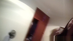 Latina Enjoys Bouncing On Big Schlong In Hotel Room