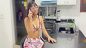 Latina Neighbor Asks Me To Give Her A Great Fuck In Her Dining Room While Her Husband Is Away