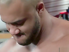 Latino & White Guy Forces White Gay Bear to Fuck