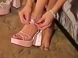 Lesbian foot worship
