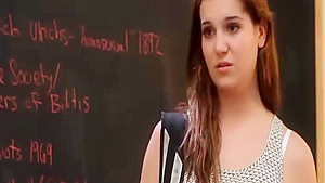 Lesbian teacher bangs her horny student 18+