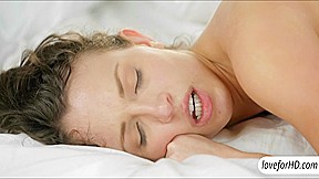Lusty Lily Love facialed in sensual sex