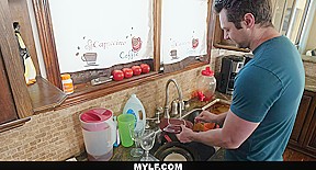 MYLF - Step mom Rewarding Helpful Stepson With A Hard Fuck