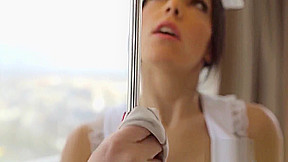 Maid rides black weiner