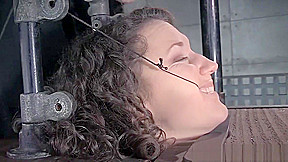 Masked slave squirts during rough punishment