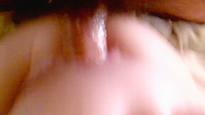 Moaning anal insertion