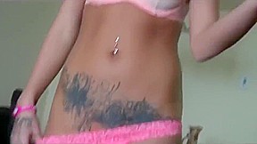 Mofos - Sexy Tattooed blond Trixie Star filmed first anal