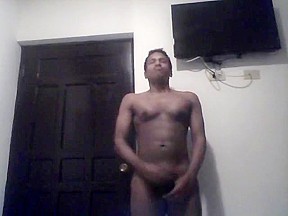 Muscle hot boy with big dick does masturbation until cum
