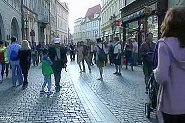 Nude Hottie Eileen Has Enjoyment On Public Streets