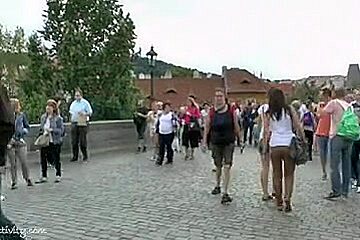 Nude Hottie Eileen Has Enjoyment On Public Streets