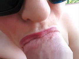 Outdoor Bikini Blowjob