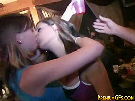 Party Girls Kissing and Fucking Emo
