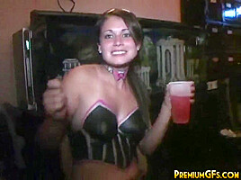 Party Girls Kissing and Fucking Emo