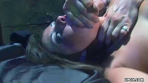 Penny Flame A Brunette With Big Tits Blows A Dick And Gets Fucked Hard