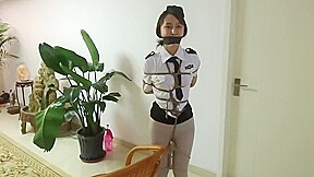Police girl Bondage 2