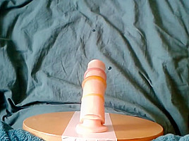 Pow 2 rings dildo