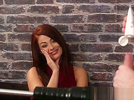 Redhead Babe Watches Jerk