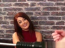 Redhead Babe Watches Jerk