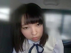 Sexy Asian babe, Miu Mizuno enjoys car sex