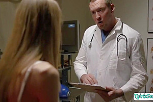 Skinny And Smalltits Tranny Gets Fucked In The Clinic With Crystal Thayer