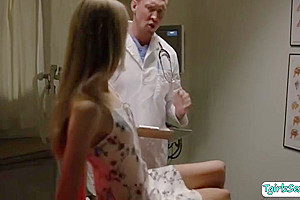 Skinny And Smalltits Tranny Gets Fucked In The Clinic With Crystal Thayer