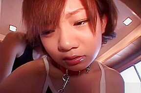 Small Asian slut enjoys to be tortured